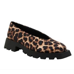 NIB Katy Perry‎ Daarling Slip On Coffee Multi Leopard Loafer Women's Size 5